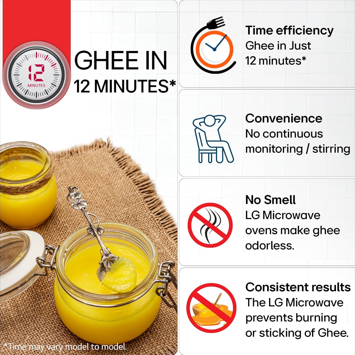 LG 32 L Scan to Cook Wi-Fi Enabled Charcoal Convection Healthy Microwave Oven MJEN326ULW