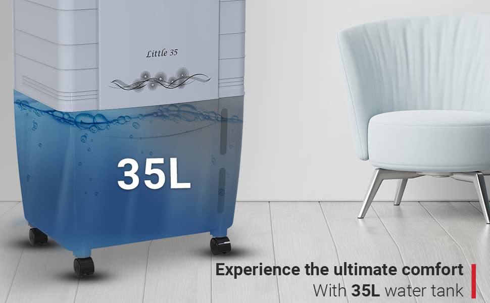 Kenstar LITTLE HC 35 Personal Desert Air Water Cooler GREY
