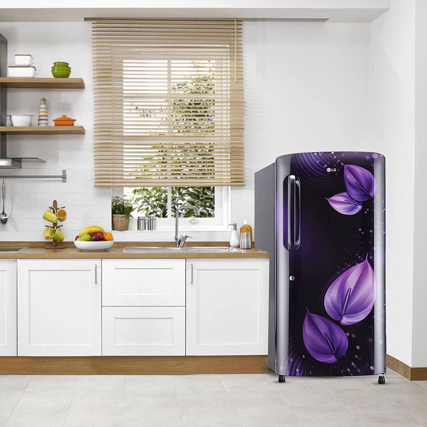 LG 235 L 3 Star Direct-Cool Single Door Refrigerator GL-B241APVD Purple Victoria