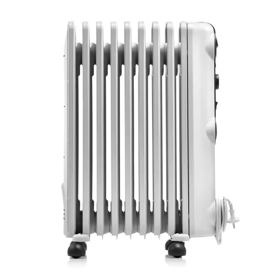DELONGHI OIL HEATER 9 FIN-DL TRRS0920 Ofr (White, 2000 watts)