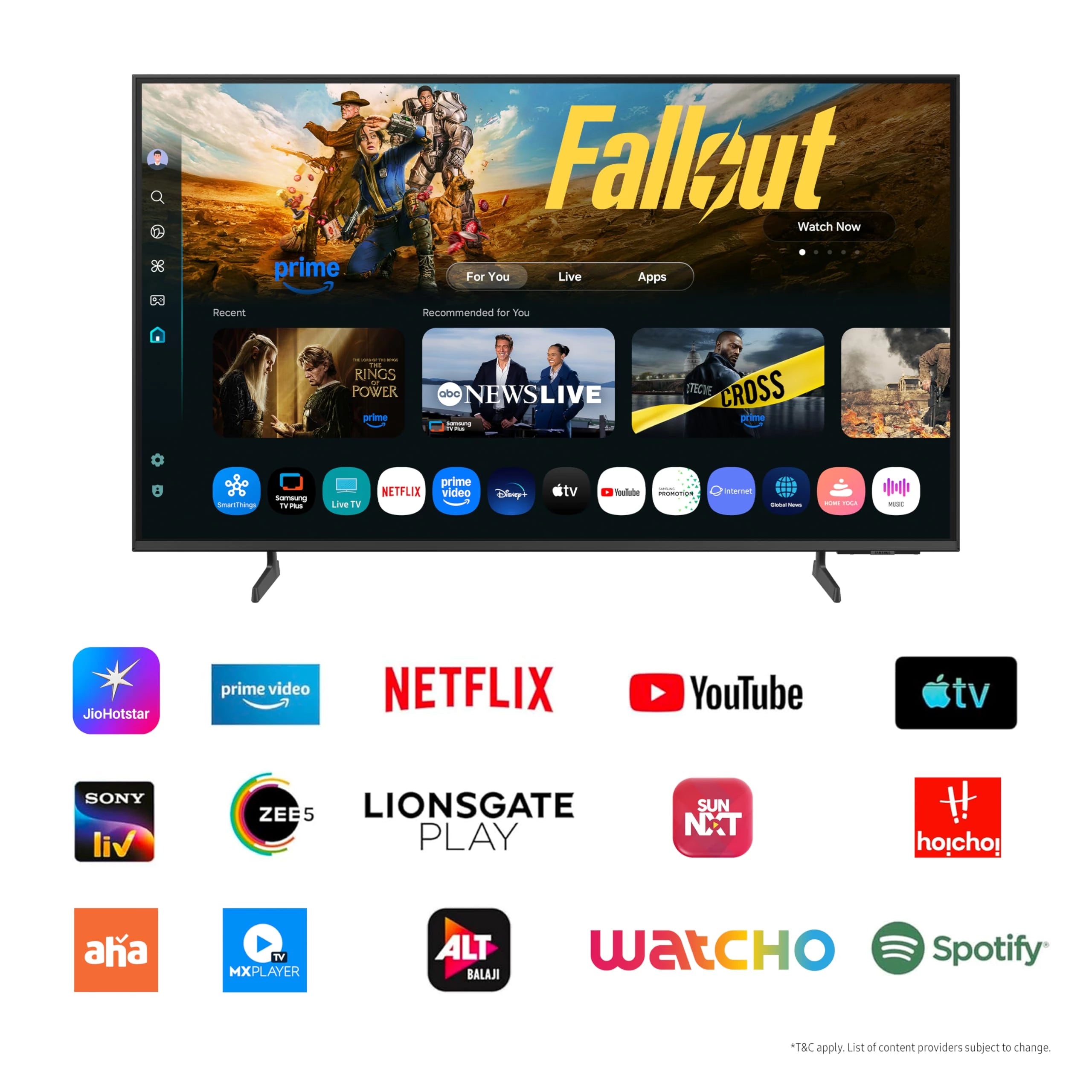 Samsung 108 cm (43 inches) Vision AI 4K Ultra HD Smart QLED TV QA43QEF1AULXL