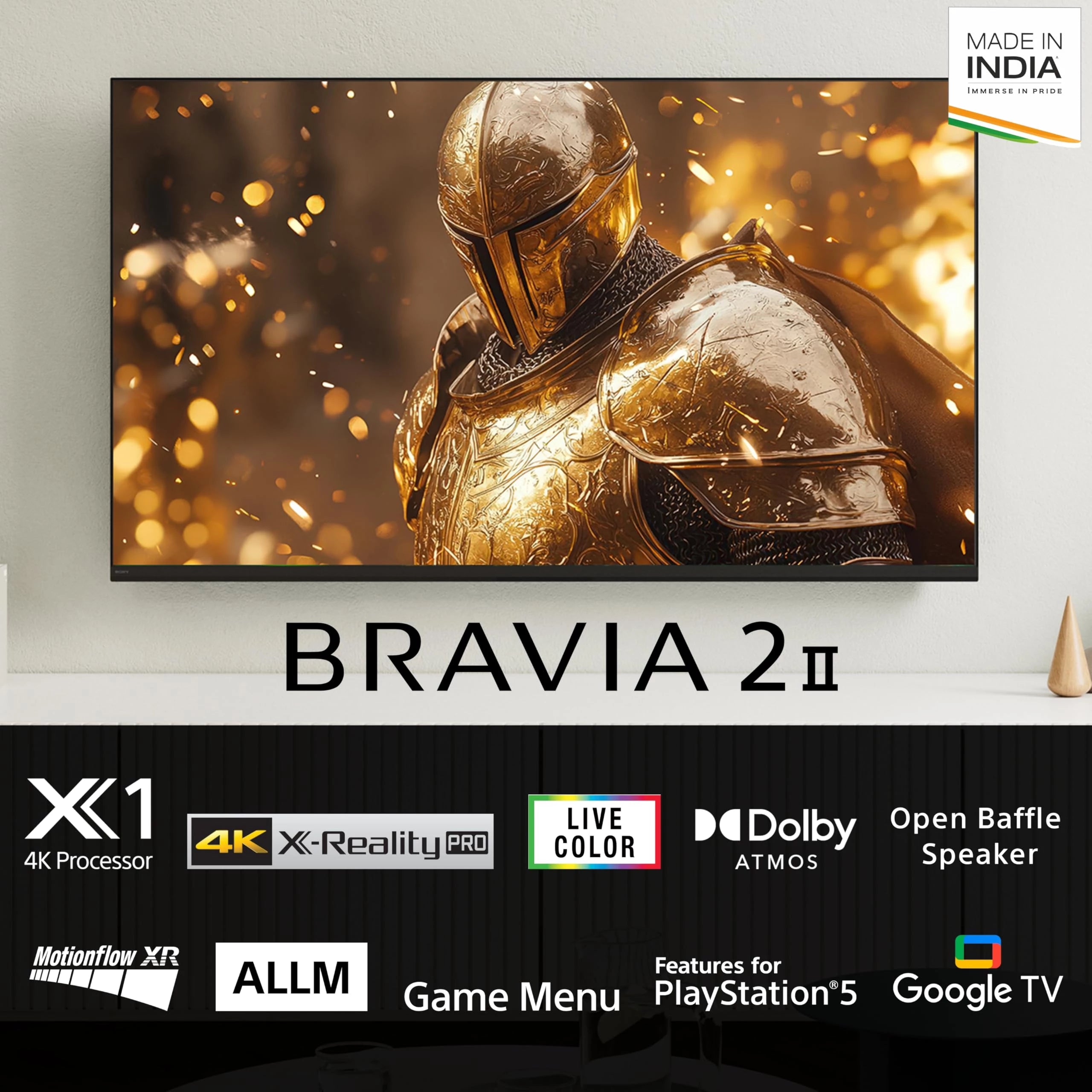 Sony 139 cm (55 inches) BRAVIA 2M2 Series 4K Ultra HD Smart LED Google TV K-55S25BM2