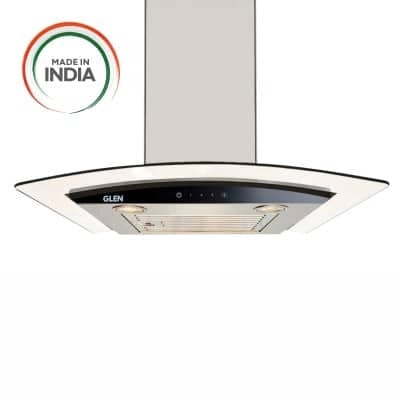 Glen Kitchen Chimney Baffle Filter 60 cm 6071 EX TS - Stainless Steel, Touch Control