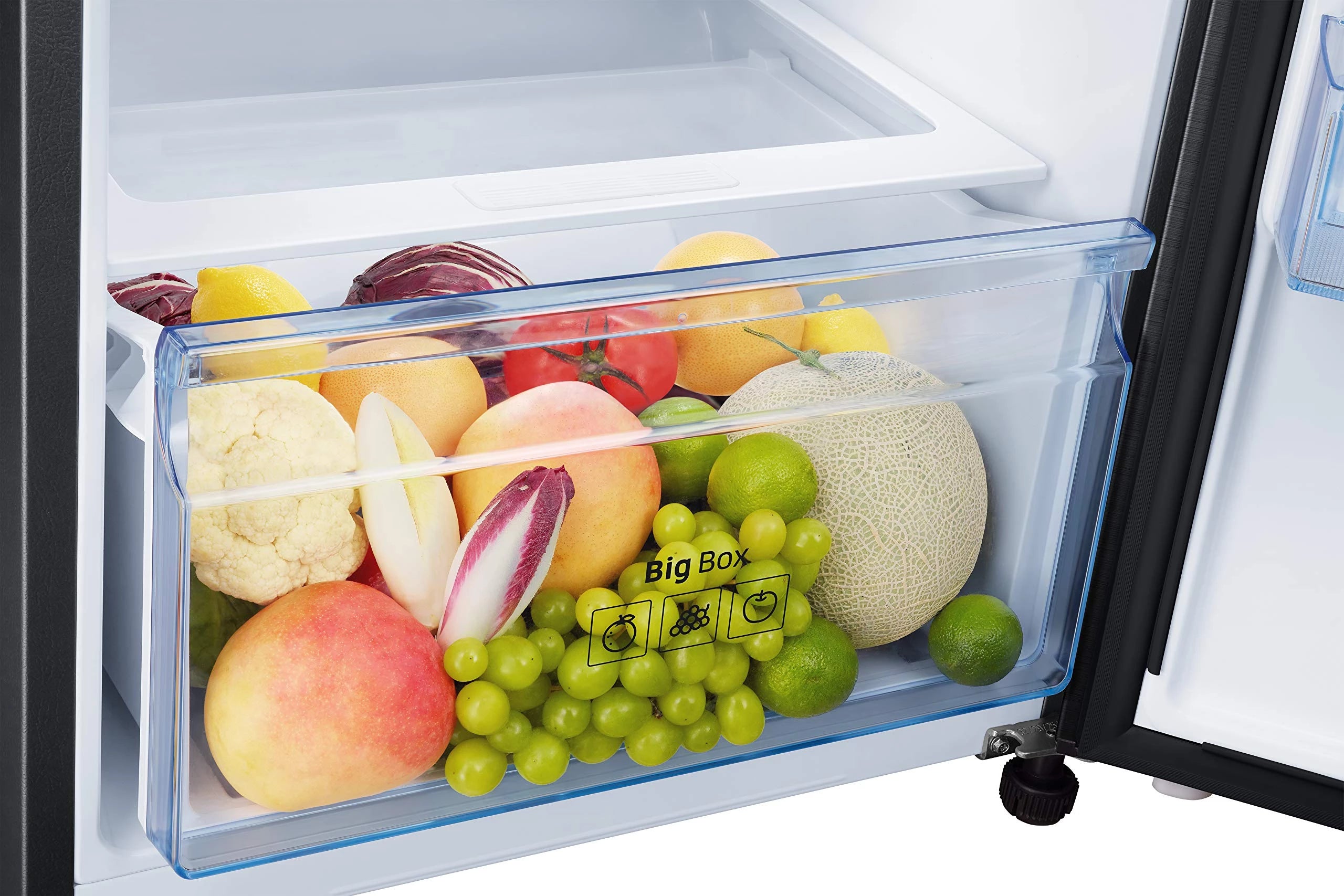 Samsung 314 L 2 Star Inverter Frost Free Double Door Refrigerator Appliance (RT34A4622BX/HL, Luxe black)