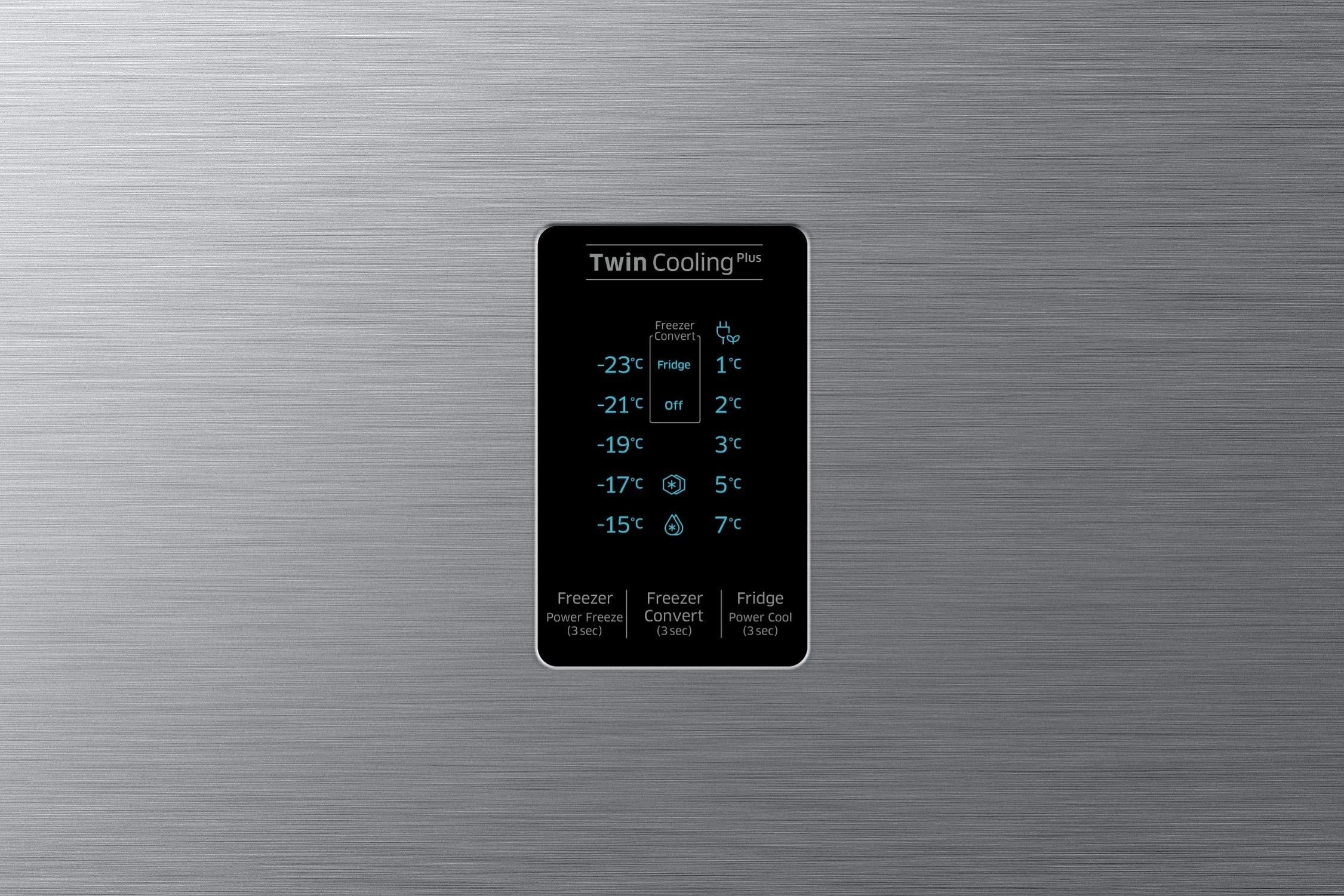 Samsung 363 L, 2 Star, Convertible 5-in-1 Digital Inverter with Display Frost Free Double Door Refrigerator (RT39C5532S8/HL, Silver, Elegant Inox)