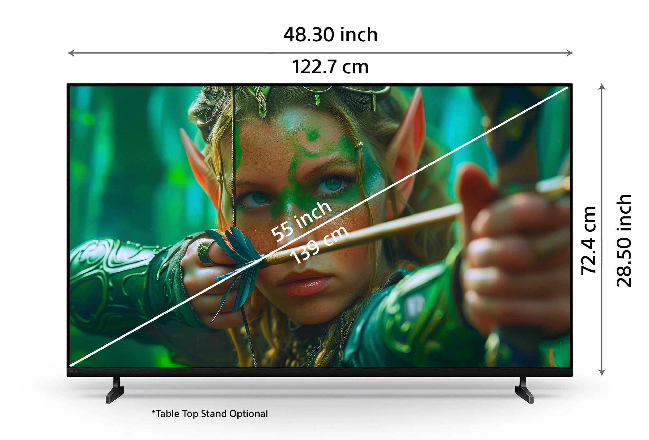 Sony 139 cm (55 inches) BRAVIA 2M2 Series 4K Ultra HD Smart LED Google TV K-55S25M2