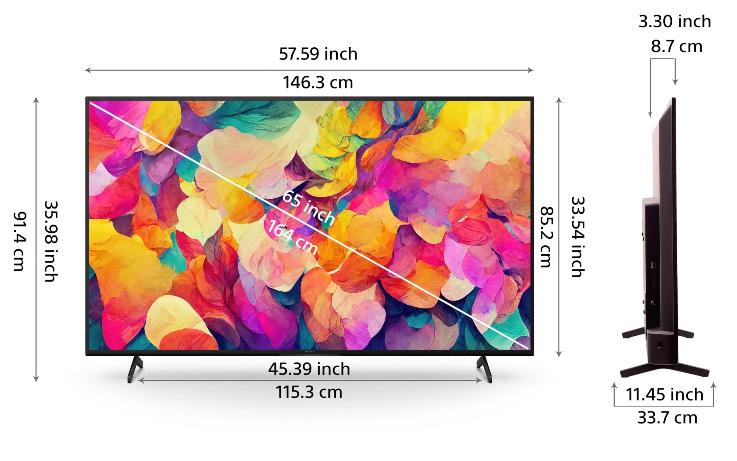 Sony Bravia 164 cm (65 inches) 4K Ultra HD Smart LED Google TV KD-65X74L (Black)