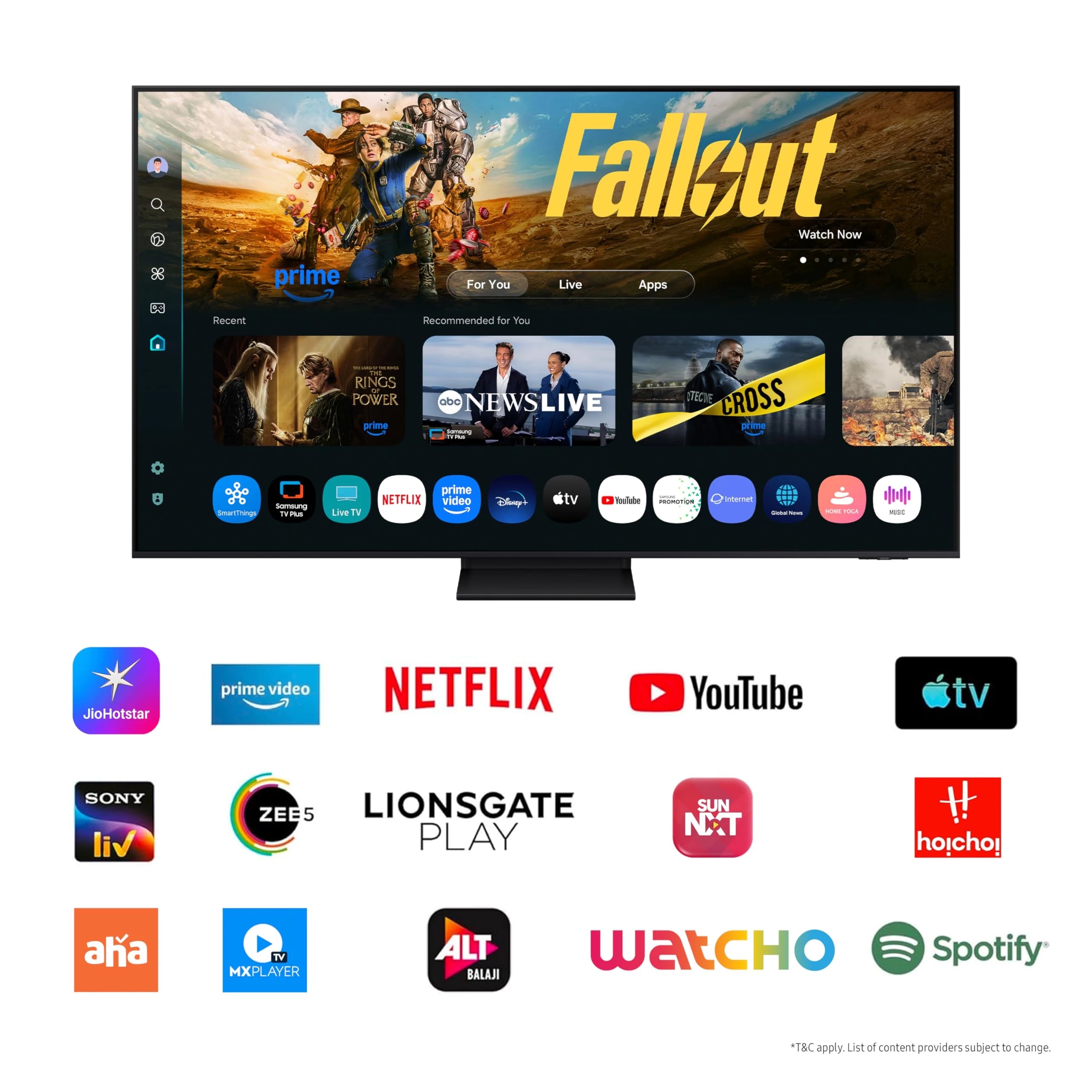 Samsung 163 cm (65 inches) 4K Ultra HD Mini-LED Neo-QLED Smart TV QA65QN70FAULXL