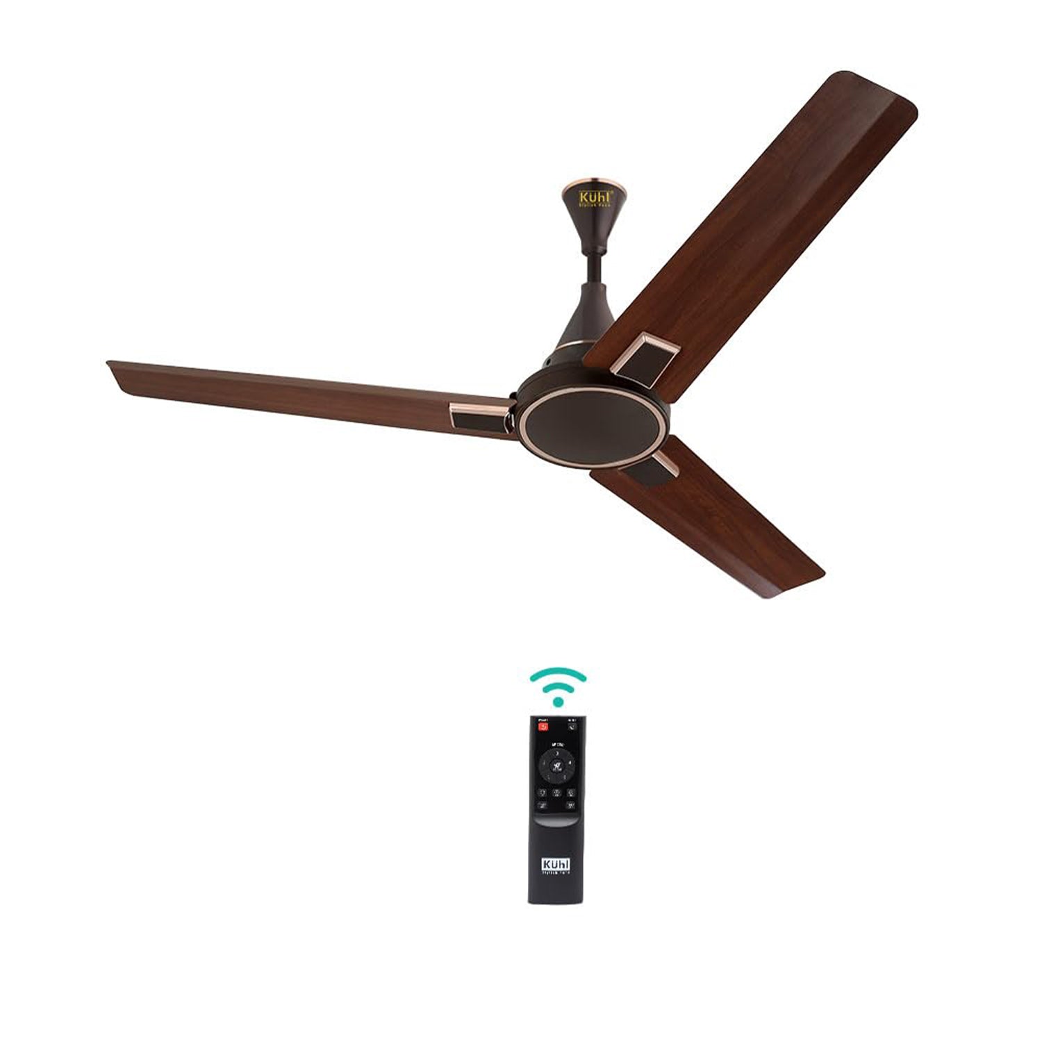 KUHL Prima A5 1200Mm Bldc Ceiling Fan With Remote | Inr 300 Off On Exchange | 5 Star Rated | High Airflow