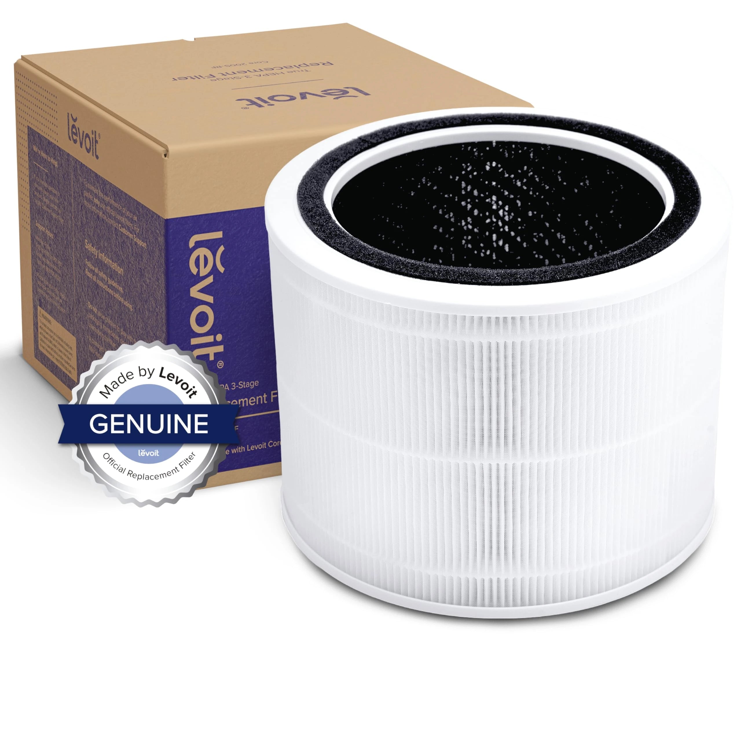 LEVOIT Core 200S Air Purifier Filter Replacement - White