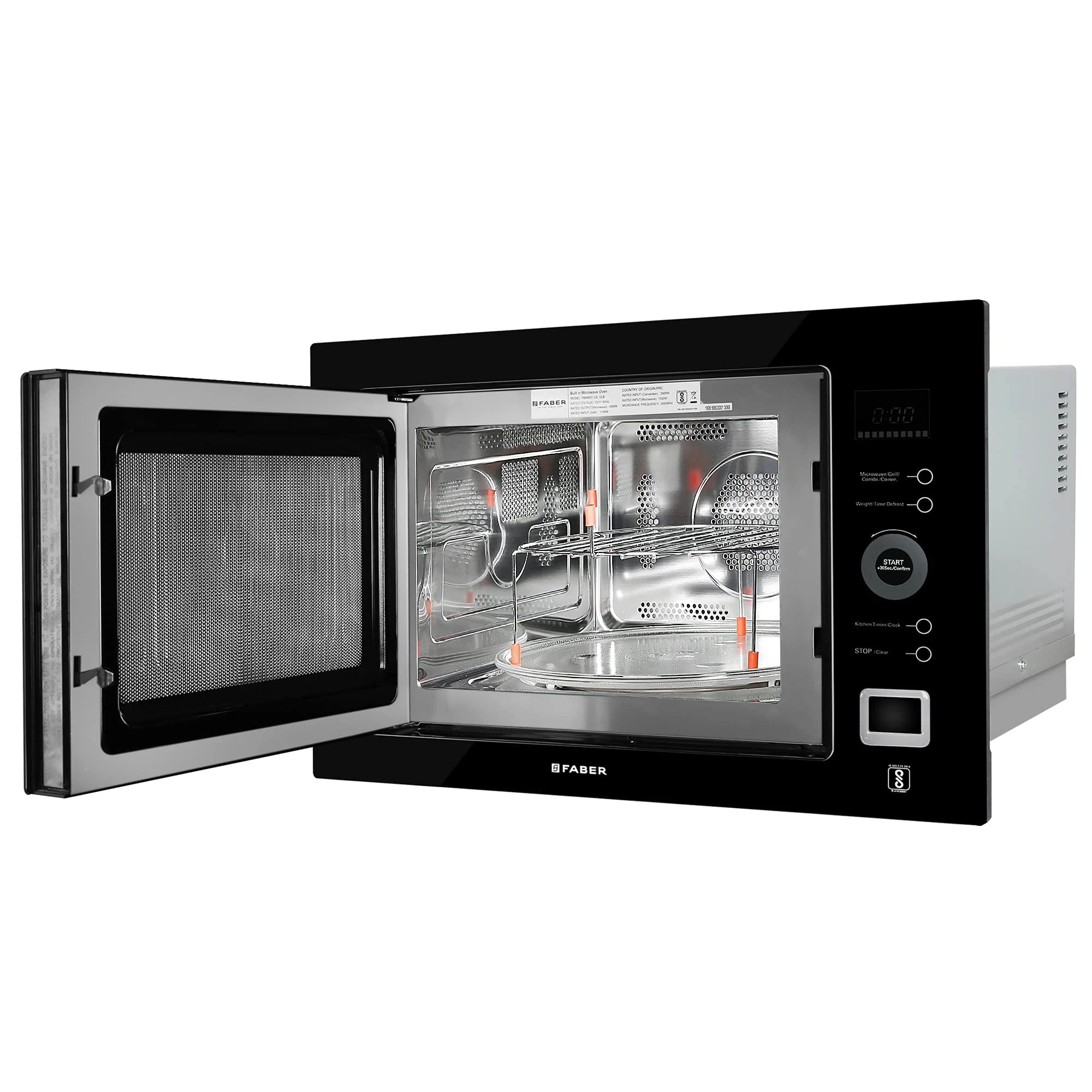 Faber 25L Convection Microwave Oven (FBI MWO 25L CGS BK, Black)