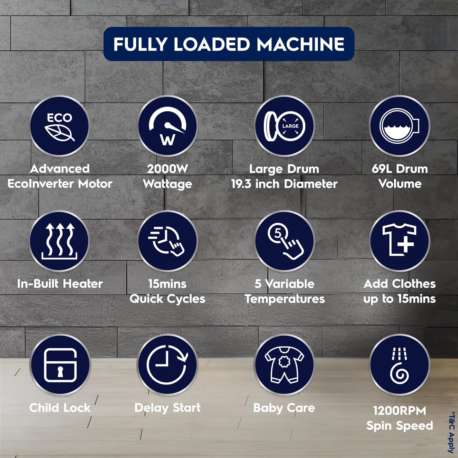 Electrolux 9kg 5 Star Fully Automatic Front Load Washing Machine with UltraMix, Full Load Vapour Wash for Sustainable Clothing, Hygienic Care, EcoInverter, Dark Silver, UltimateCare 500, EWF9024R5SB