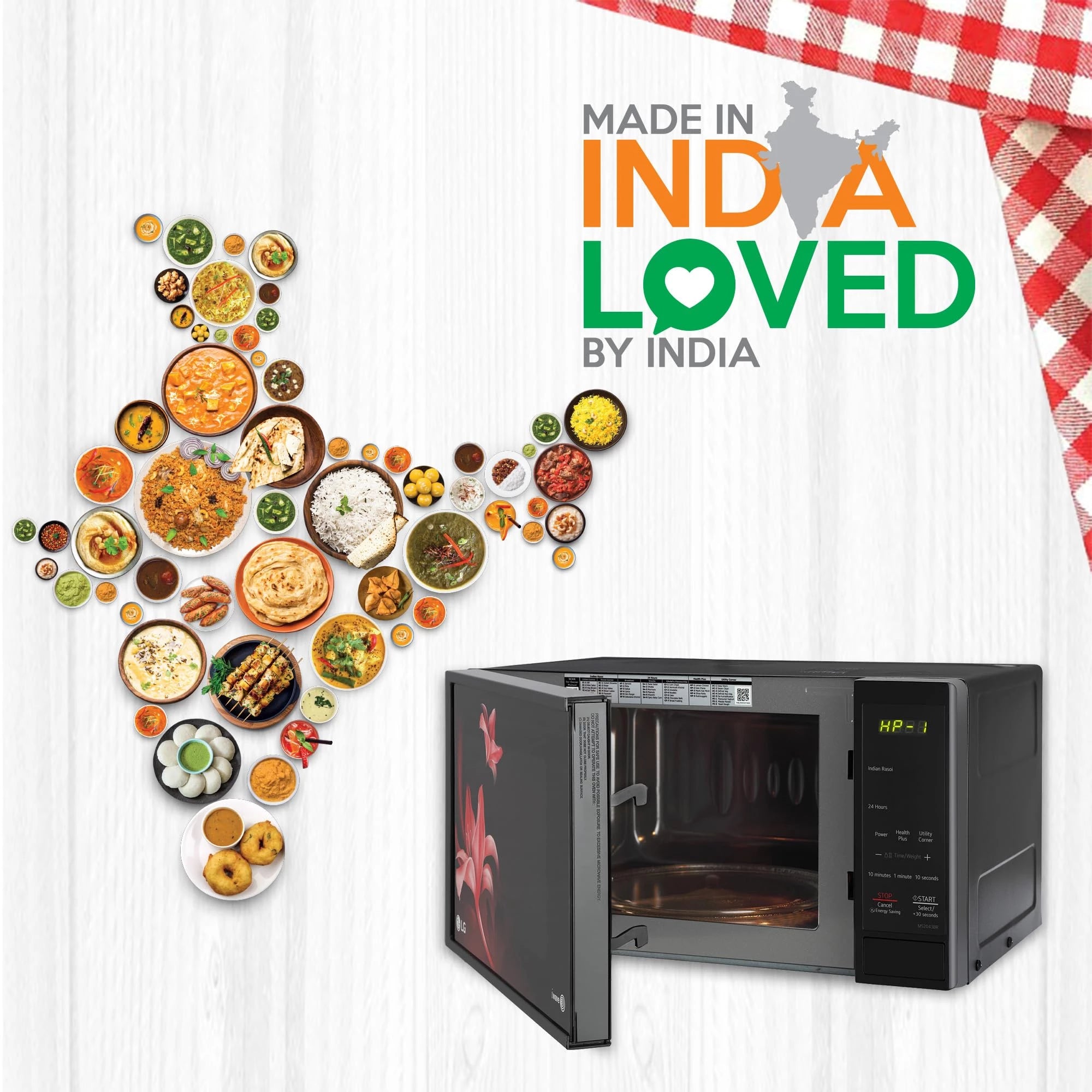 LG 20 L Solo Microwave Oven (MS2043BR, Black, With i-wave Technology & Anti-Bacterial Cavity) - 2023 Model