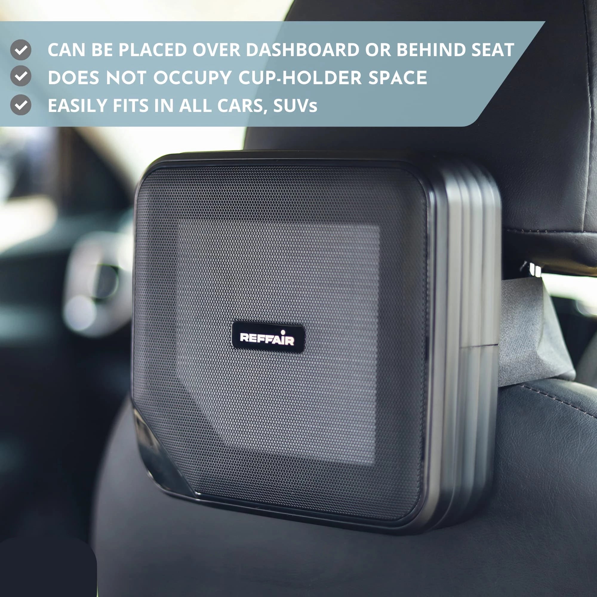 Reffair QX50 Plus 2nd Gen Car Air Purifier - Plasma Protect Technology