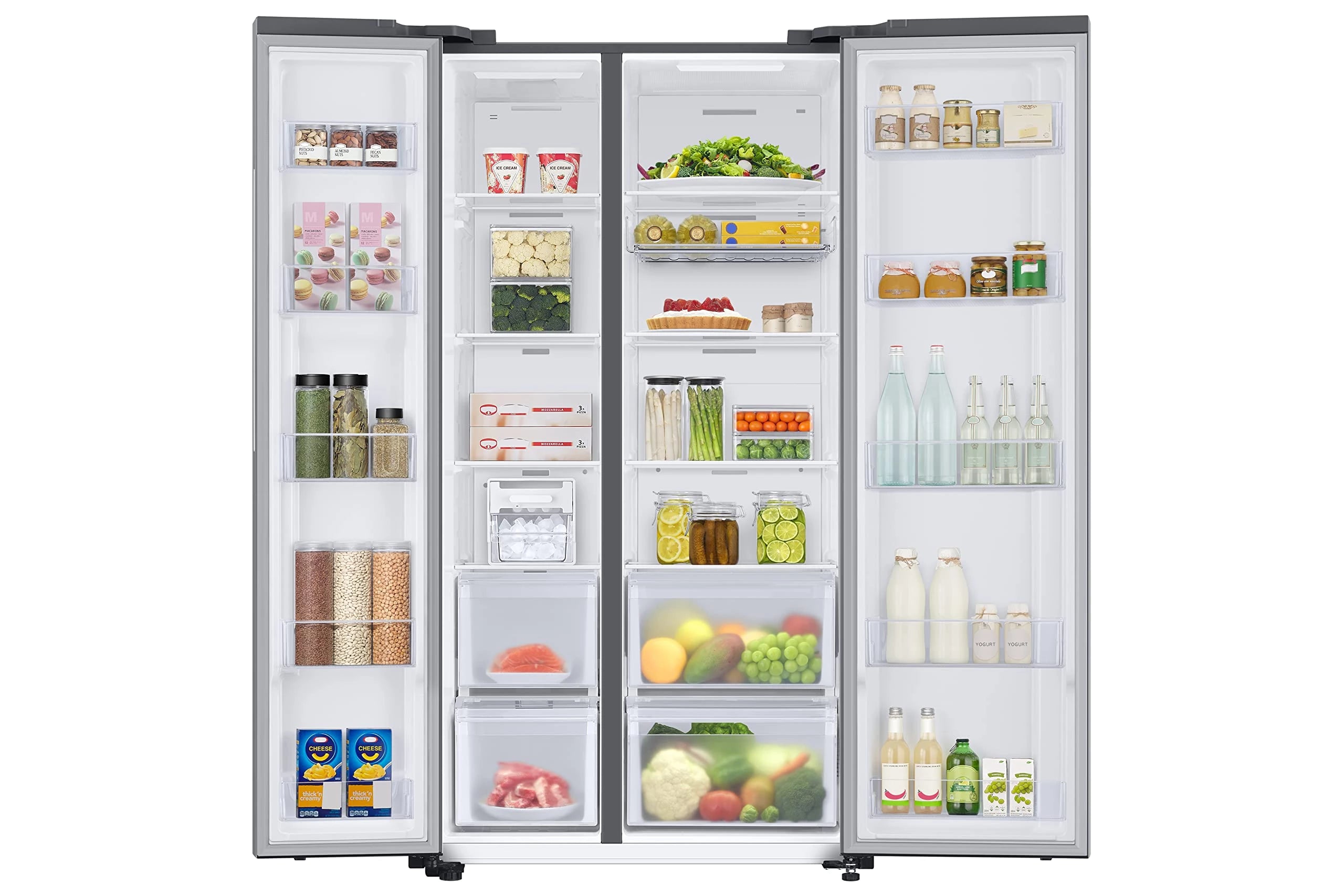 Samsung 653L WI-FI Enabled SmartThings Side By Side Inverter Refrigerator (RS76CG8113SLHL, EZ Clean Steel)