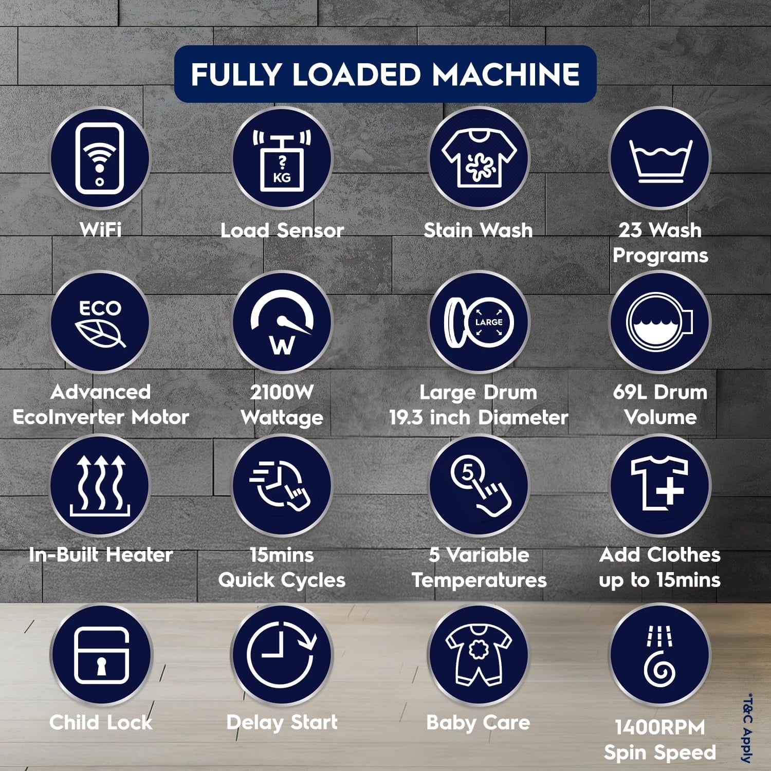 Electrolux 11kg 5 Star Fully Automatic Front Load Washing Machine with AI SensorWash, WiFi, Full Load Vapour Wash, EcoInverter, Dark Silver, UltimateCare 700, EWF1142R7SB