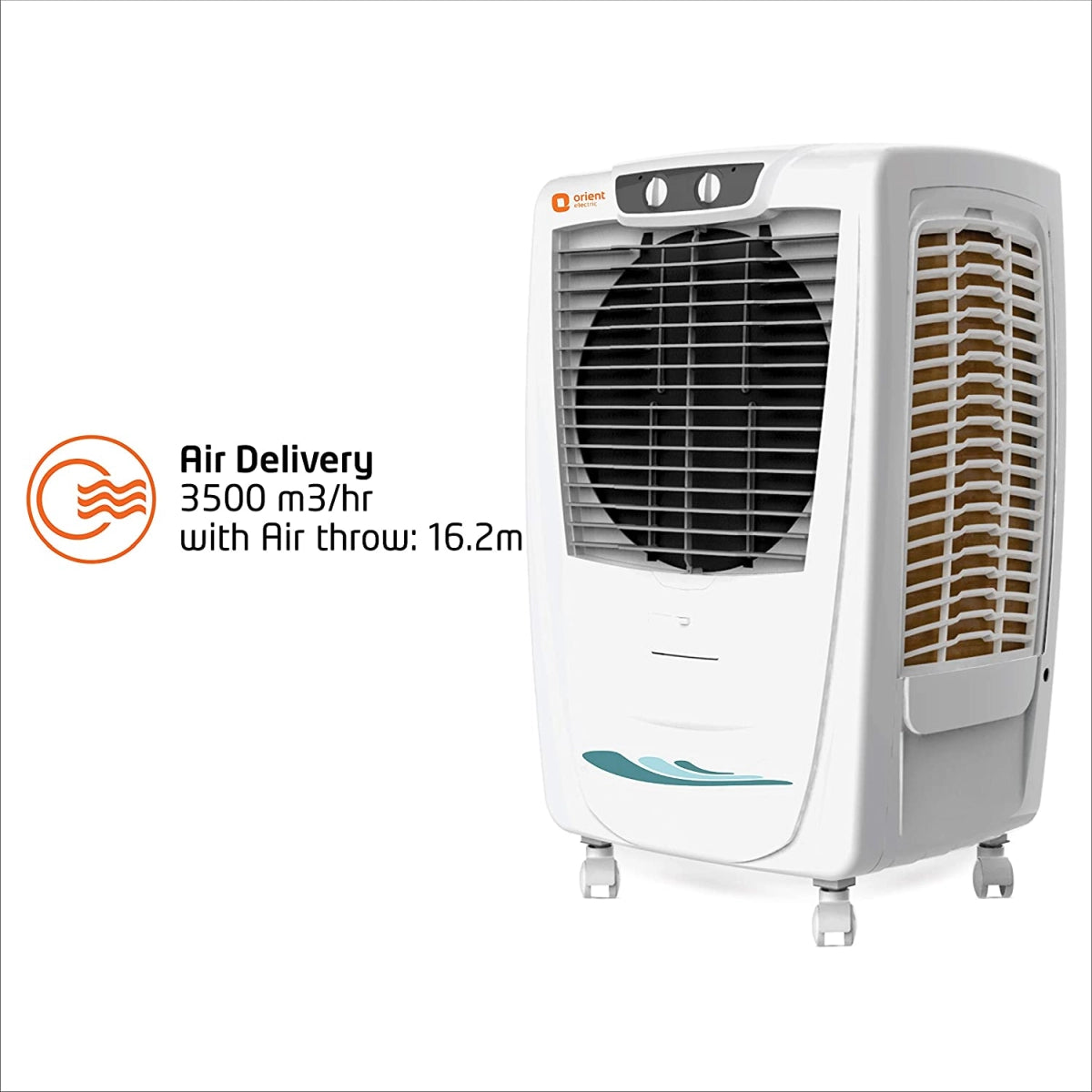 Orient Electric Snowbreeze Super CD5002B 50 Litres Air Cooler (White)