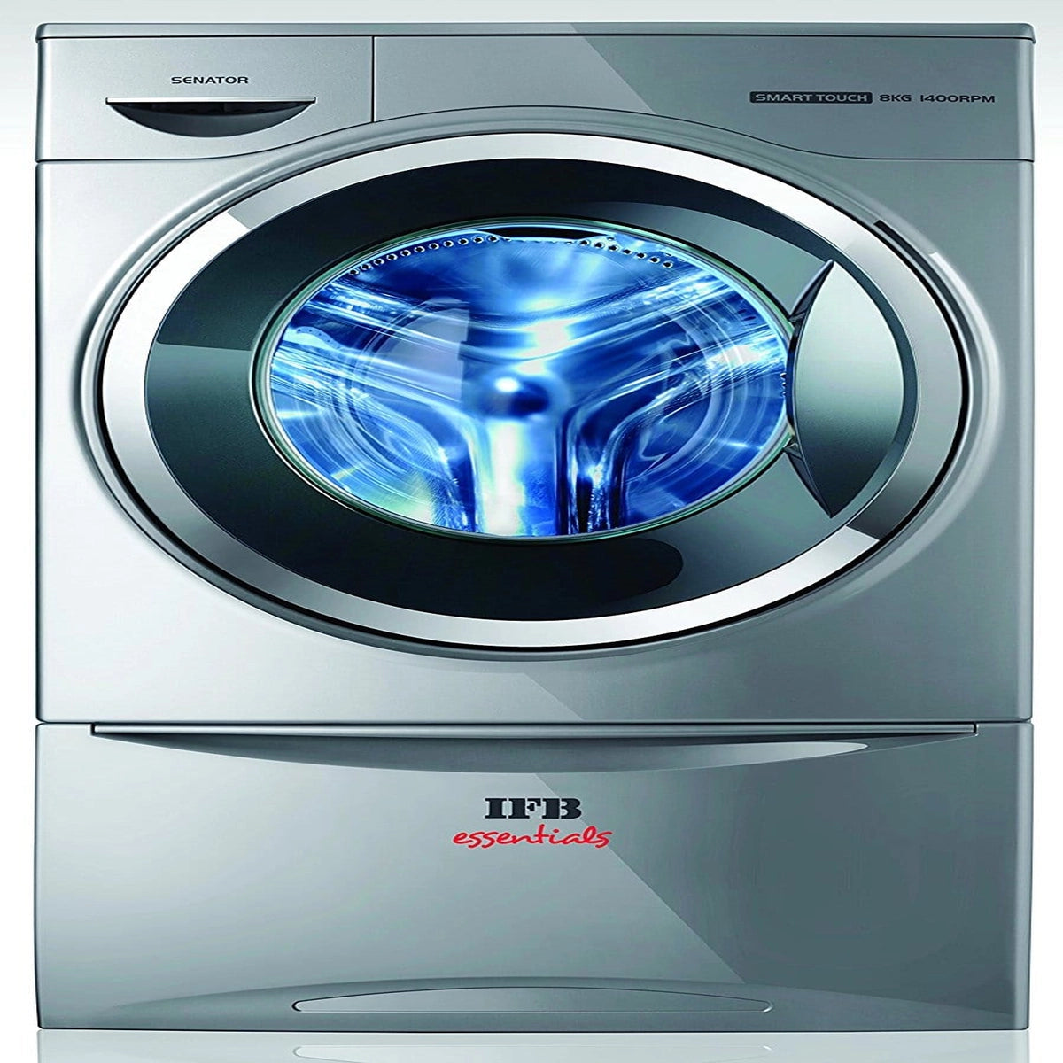 IFB Senator Smart Touch Fully-automatic Front-loading Washing Machine (8 Kg, Silver)