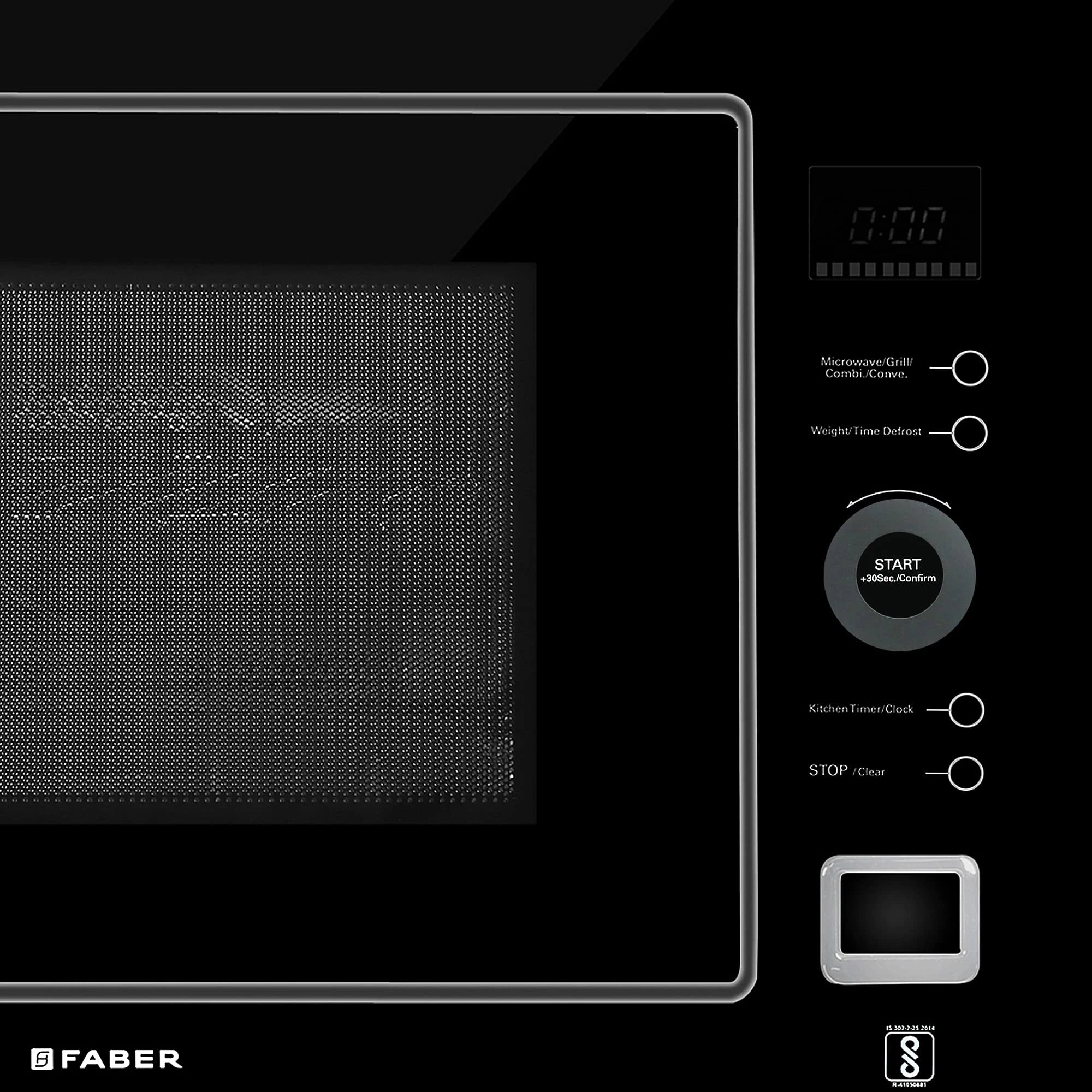 Faber 25L Convection Microwave Oven (FBI MWO 25L CGS BK, Black)