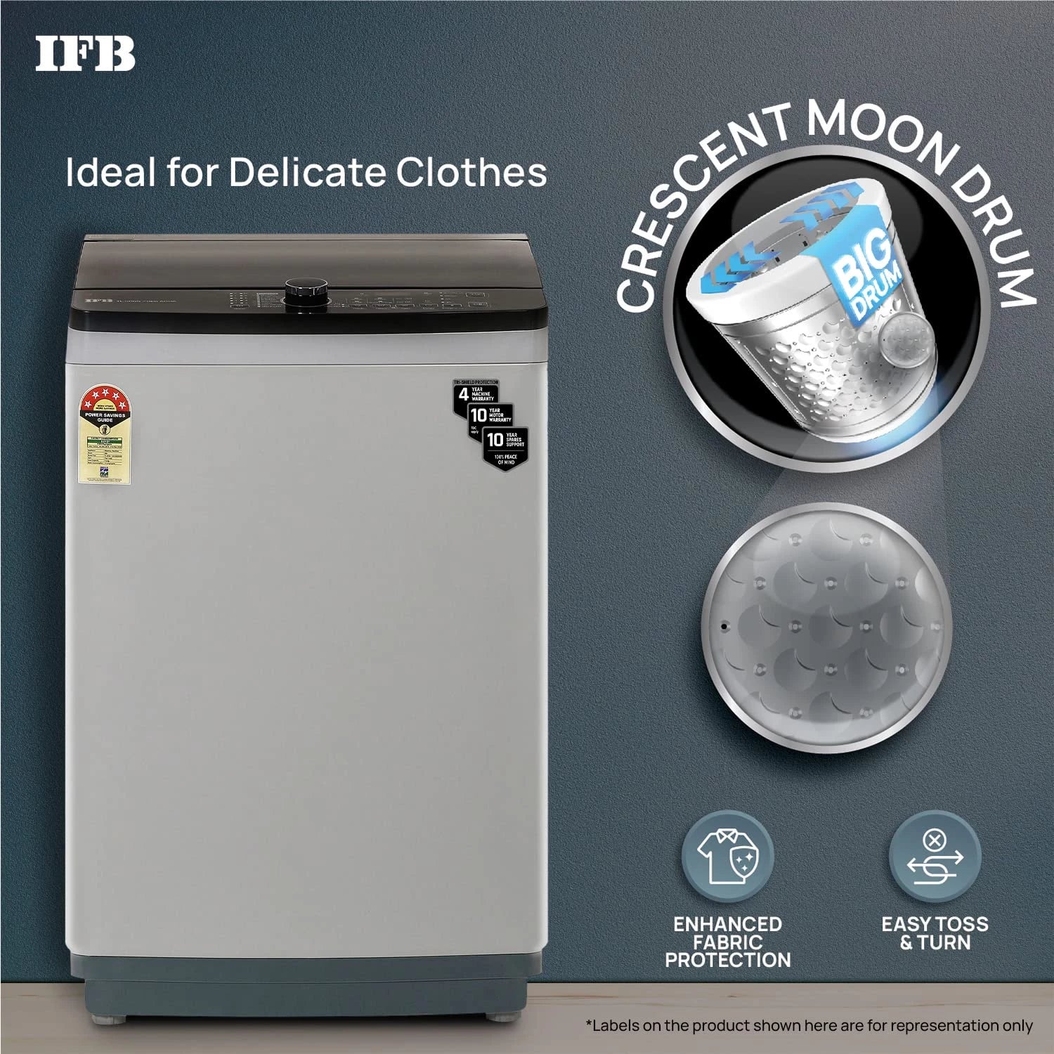 IFB 7.0 Kg Fully-Automatic Top Loading Washing Machine (TL-SPGS 7.0 KG Aqua, Medium Grey, 2X Power Steam, 4 Years Comprehensive Warranty)