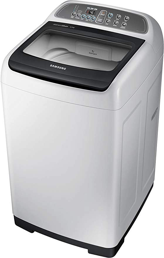 Samsung 6.5 kg Fully-Automatic Top Loading Washing Machine (WA65M4205HV/TL, Light Grey)