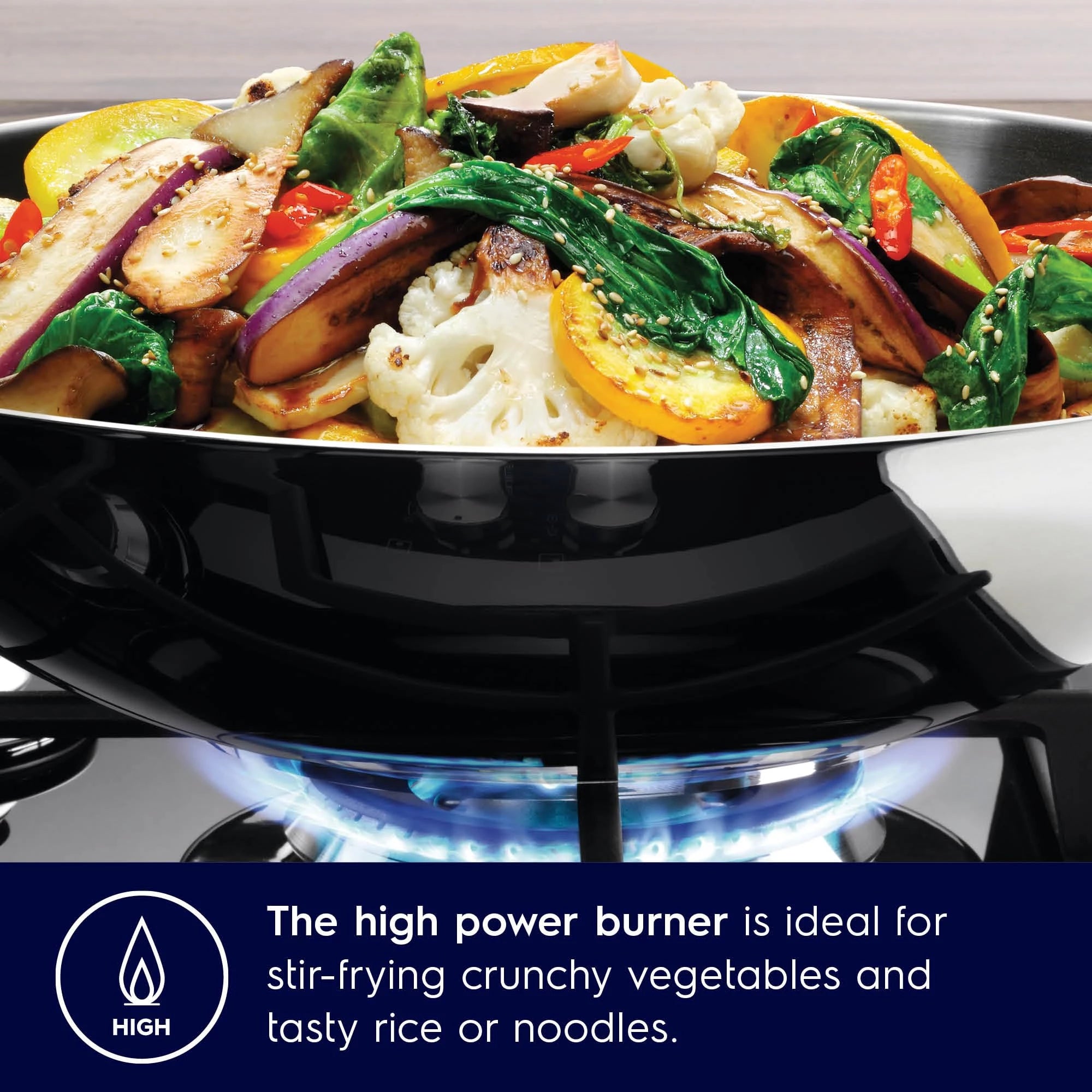 Electrolux 4 Burner Auto Ignition Glass Top 90cm Built-in Gas Hob, UltimateTaste 300, Black, EHG9430BCD