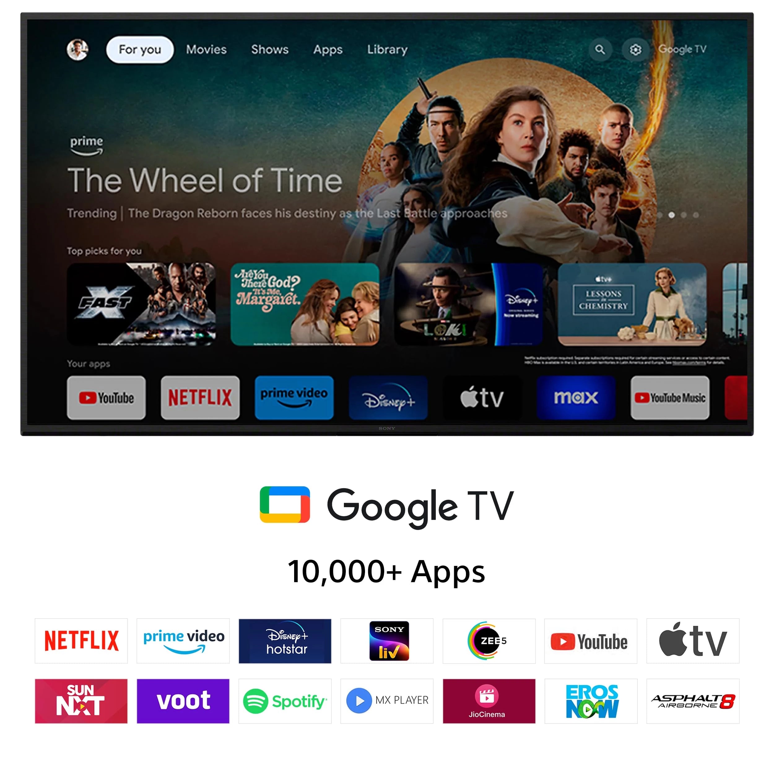 Sony BRAVIA 3 Series 189 cm (75 inches) 4K Ultra HD AI Smart LED Google TV K-75S30 (Black)