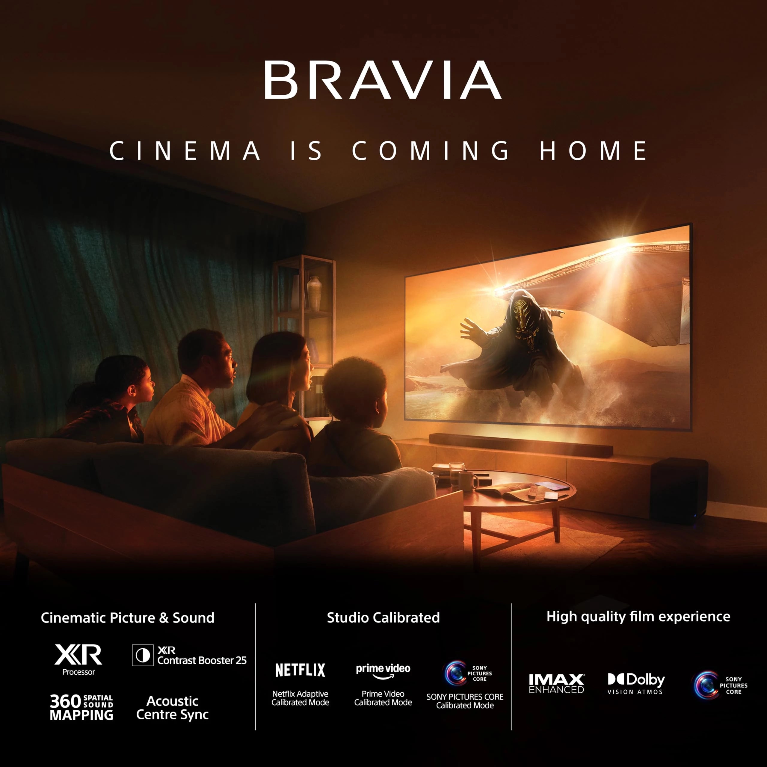 Sony 139 cm (55 inches) BRAVIA 8M2 Series 4K Ultra HD Smart OLED Google TV K-55XR80M2