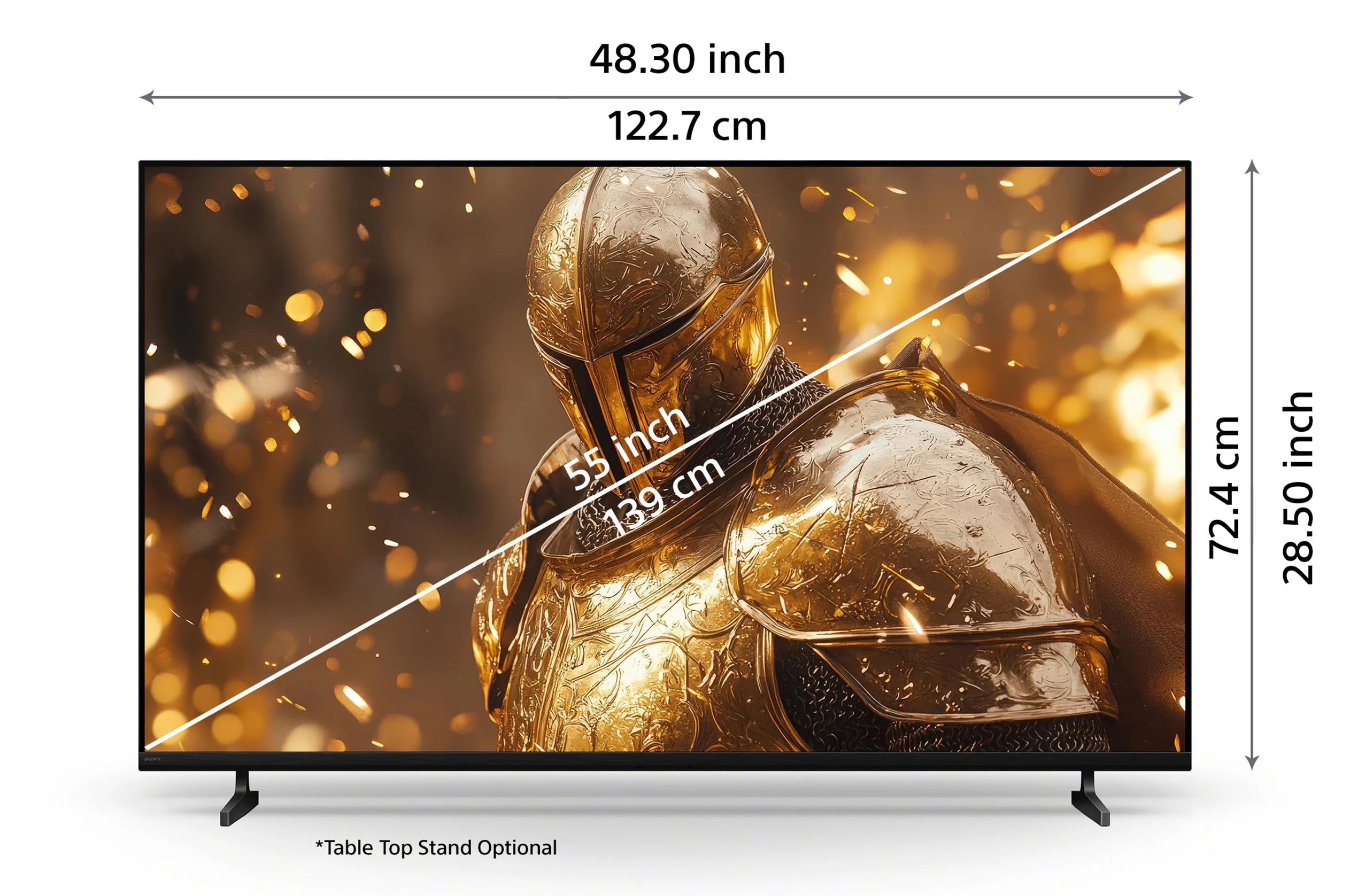 Sony 139 cm (55 inches) BRAVIA 2M2 Series 4K Ultra HD Smart LED Google TV K-55S25BM2
