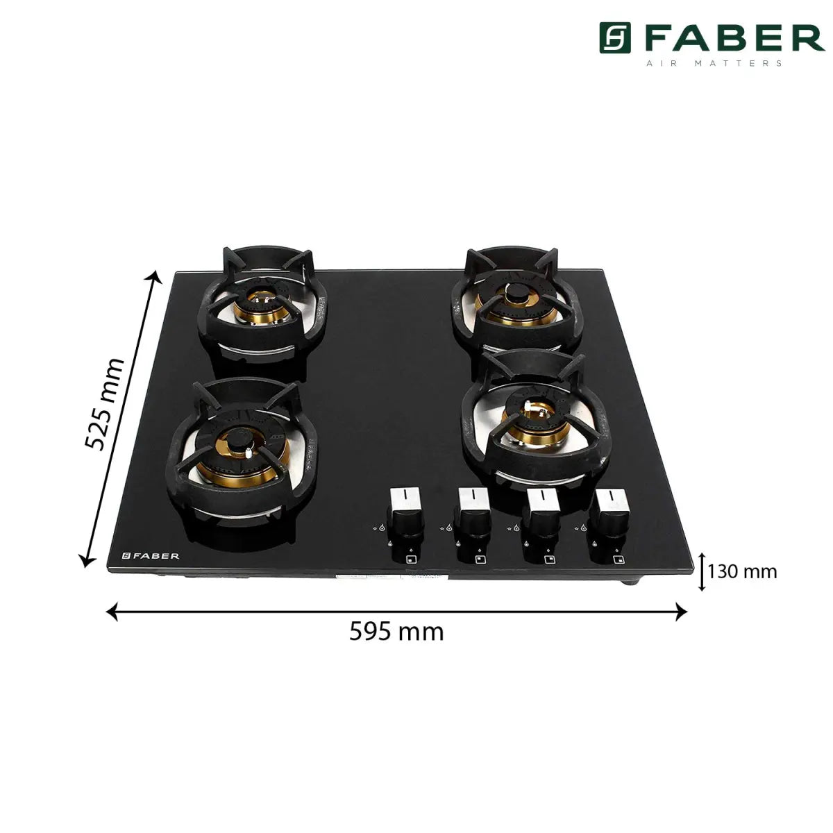 Faber Nexus HT604 CRS BR CI Built In Hob