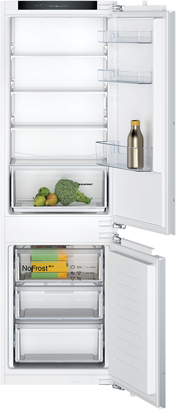 Blaupunkt 5CR286FE0 Built-In Fridge 254L, 39db Noise: Sleek & Spacious!