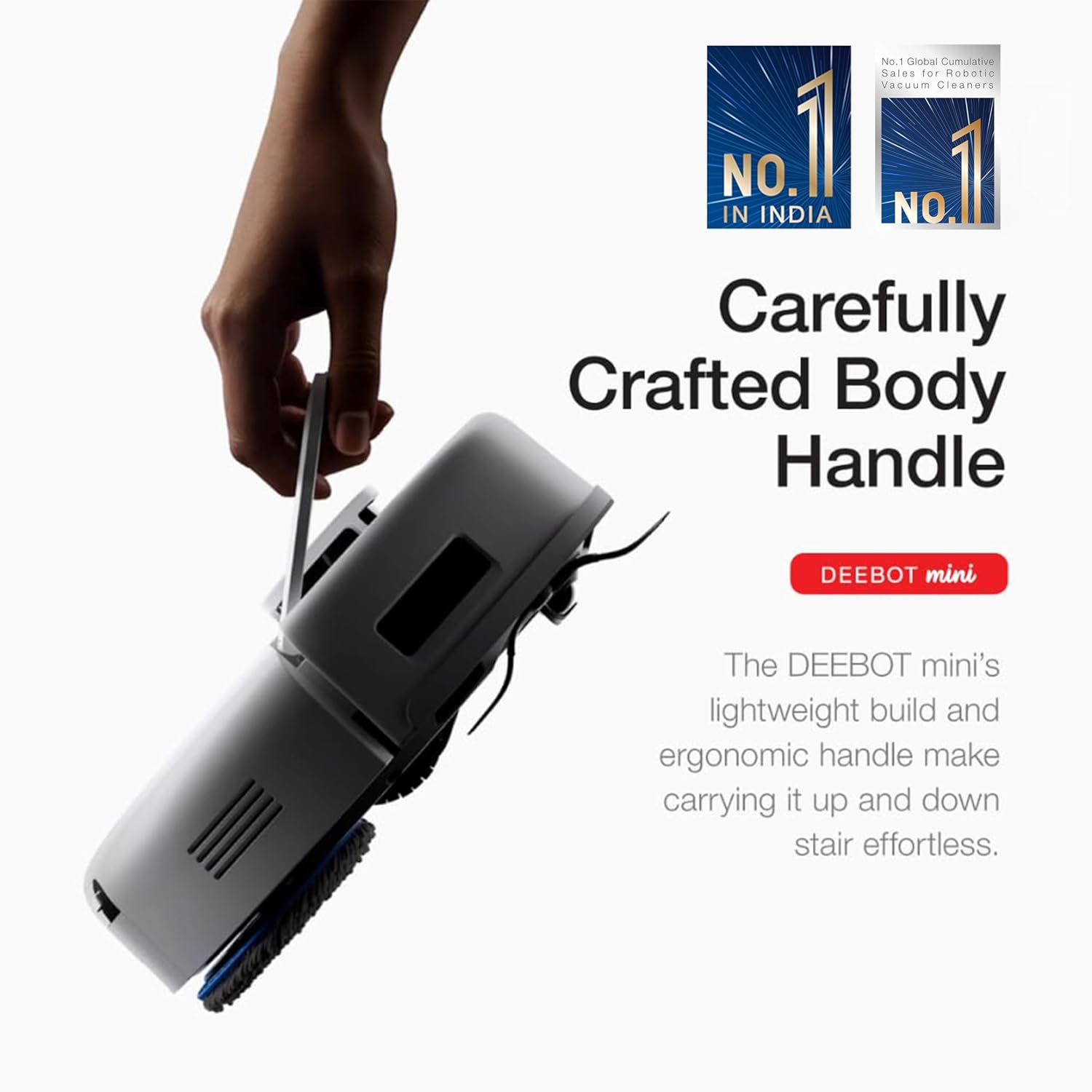 ECOVACS DEEBOT MINI Omni 2-in-1 Robot Vacuum & Mop 9000 Pa w/ Self-Emptying Station