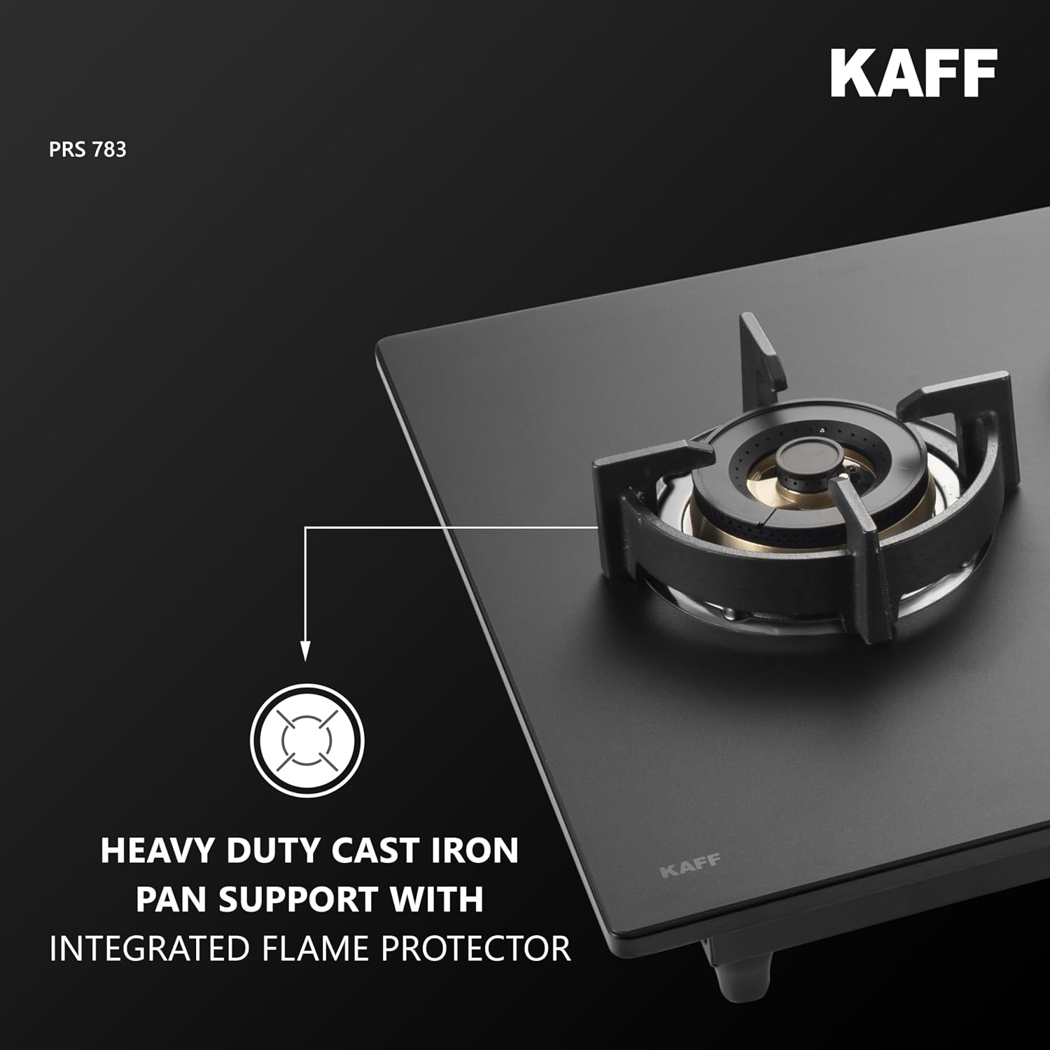 KAFF PRESTON PRS 783 Built-in Electric Hob 3 Burners Glass 78cm