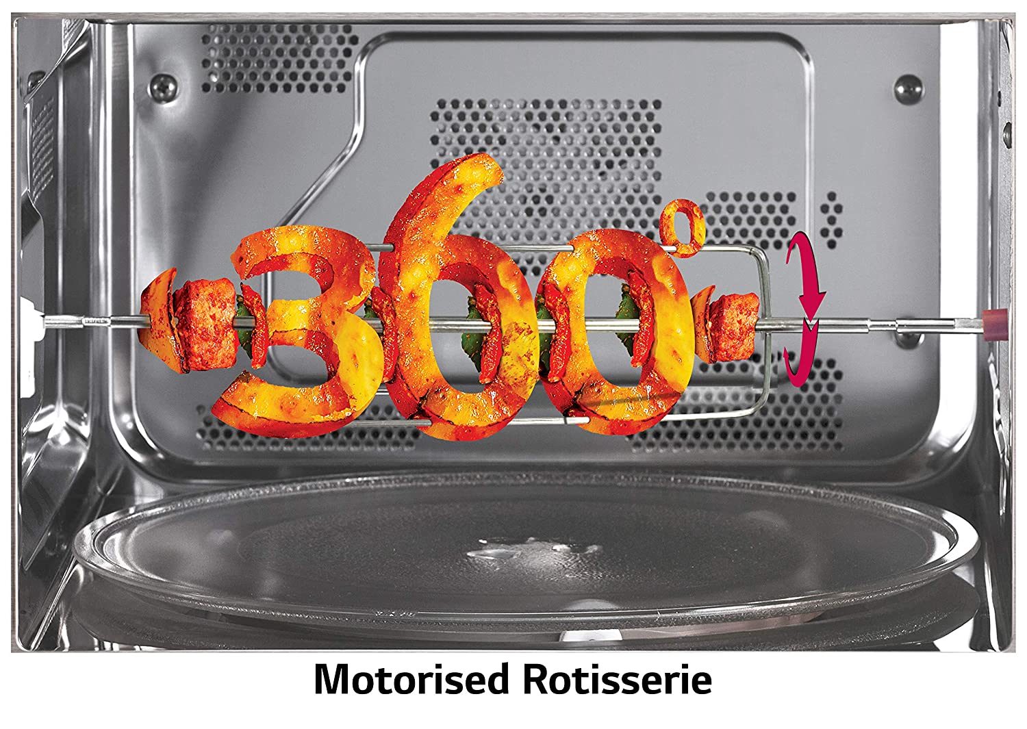 LG 28 L Convection Microwave Oven (MC2887BFUM, Black)