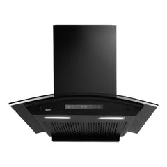 Kaff MAINZ 75 DC 75 cm Black Wall Mount Chimney 1300 CMH