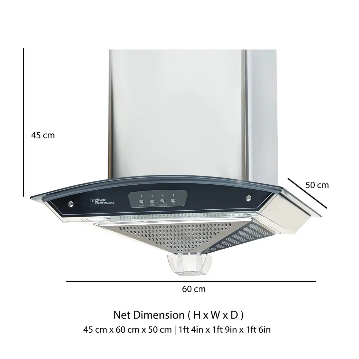 Hindware Rubella Plus 60 Auto Clean Chimney