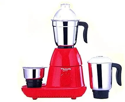 Butterfly Cyclone Mixer Grinder, 750W, 3 Jars (Red)