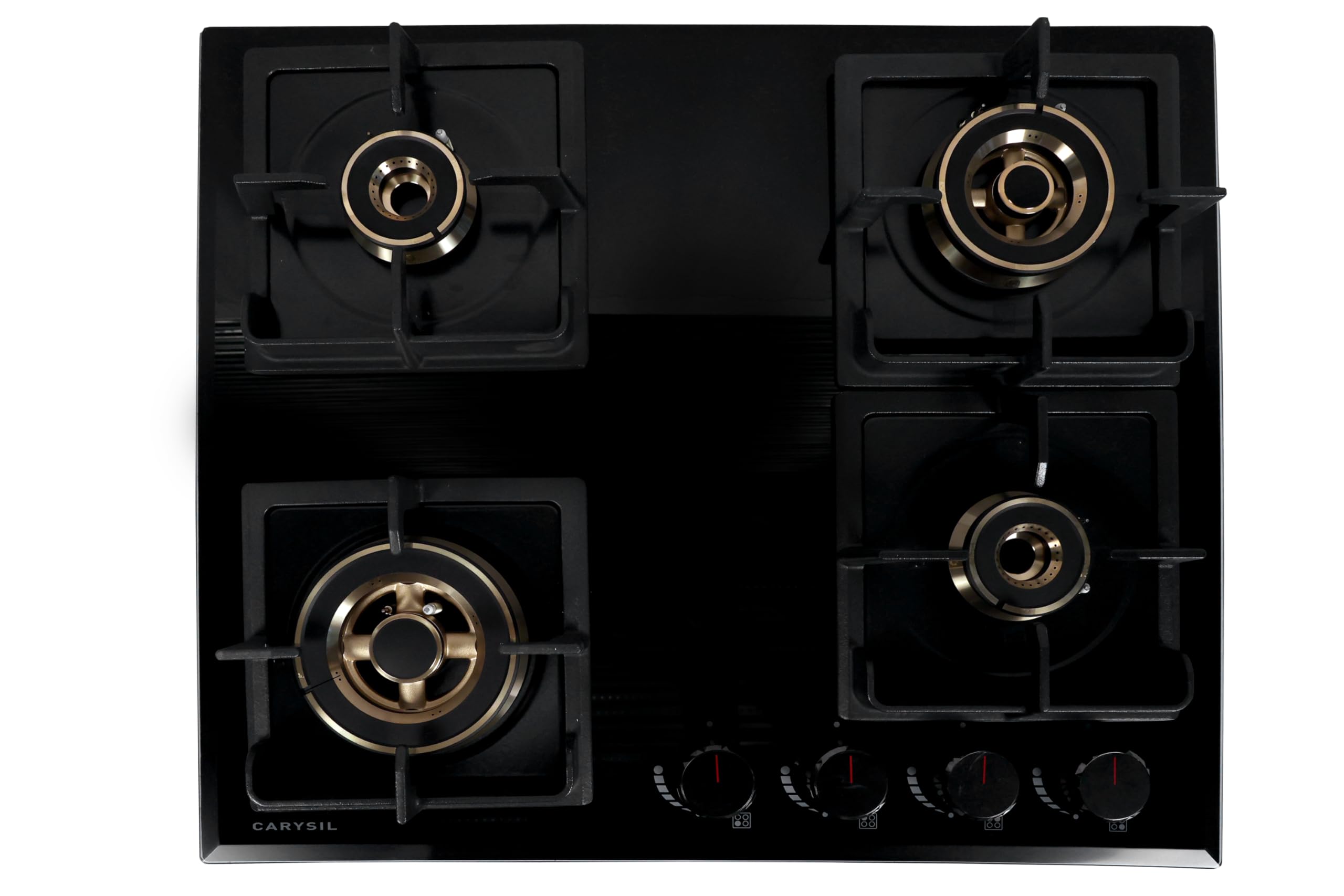 Carysil Tek Plus Series 4 Burner Built in Glass Hob 60 cm