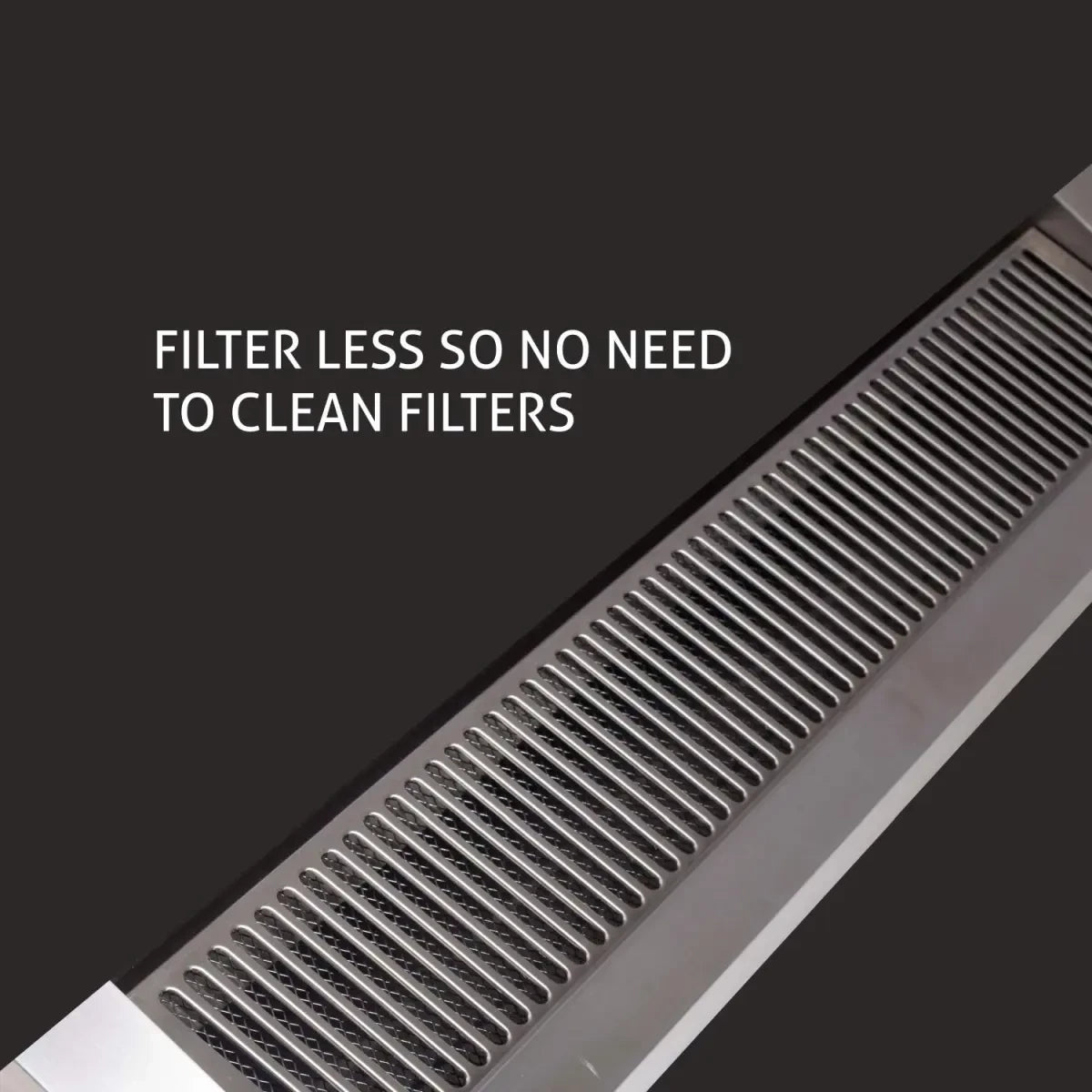 Glen 6073 MS Vertical Glass Filter Less Auto Clean Chimney with Motion Sensor 1400 m3h (BLDC Motor) - 75 cm