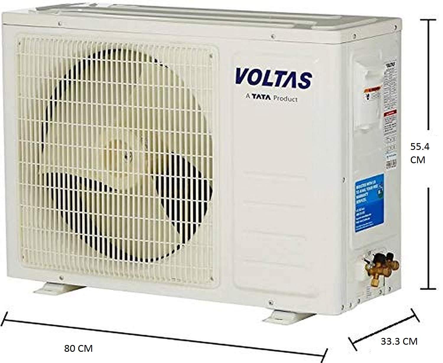 Voltas 1.5 Ton 3 Star Inverter Split AC (Copper SAC_183V_CZTT White)