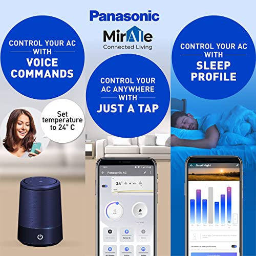 Panasonic 1 Ton 3 Star Wi-Fi Inverter Smart Split AC (Copper Condenser, 7 in 1 Convertible with additional AI Mode, PM 0.1 Air Purification Filter, CS/CU-SU12YKYWA,2023 Model, White)