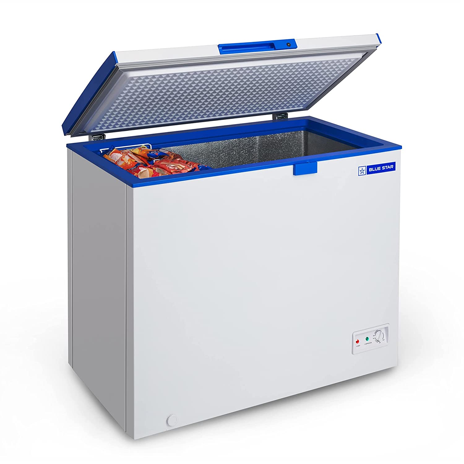 BLUE STAR CHFSD100DHPW Single Door Deep Freezer (95 Ltrs, White)