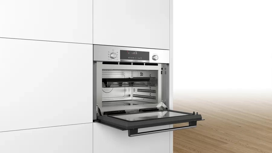 Bosch Built-in compact microwave with steam function 60 x 45 cm Stainless steel COA565GS0I
