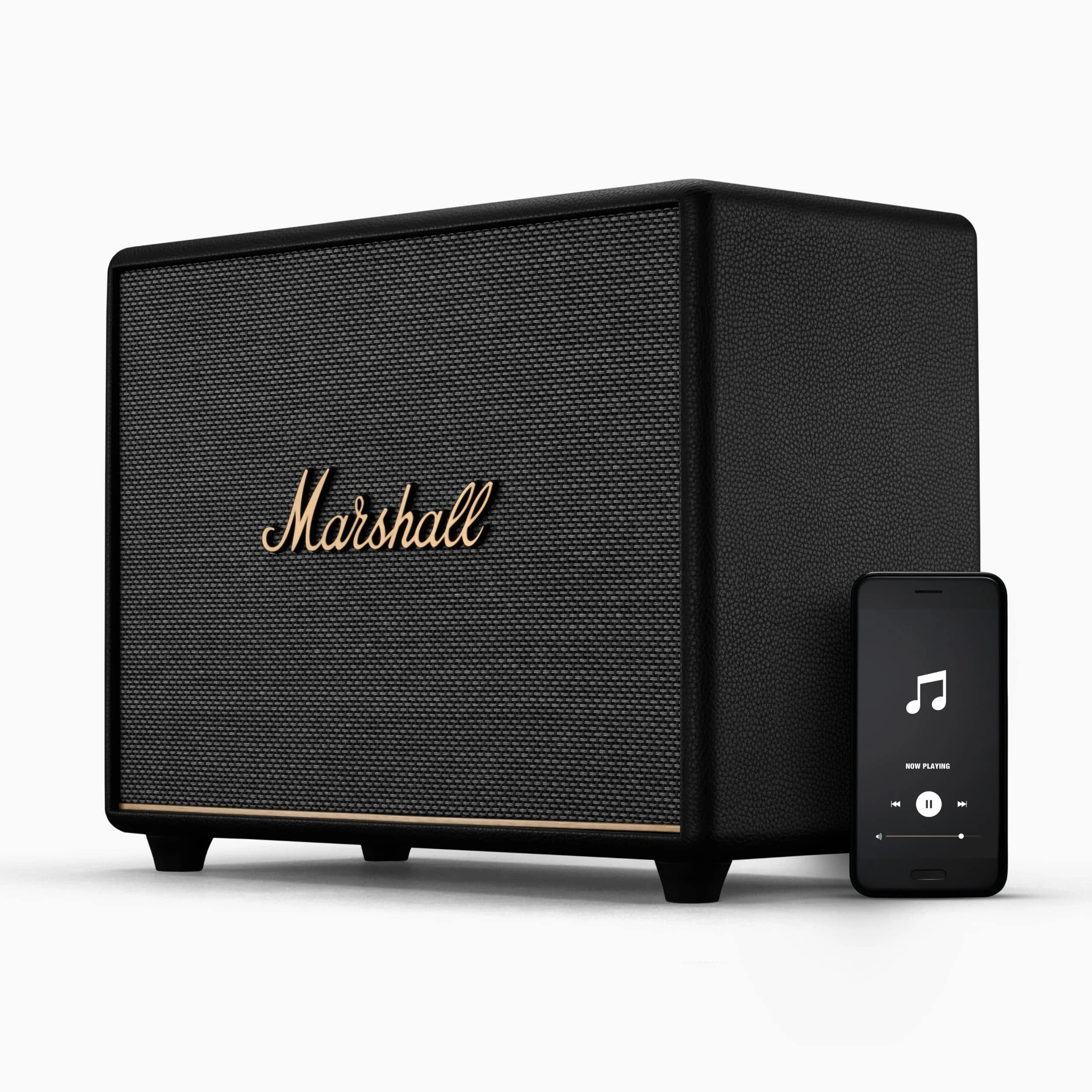 Marshall Woburn III Bluetooth Speaker, 90W, Black