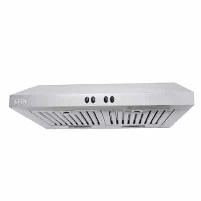 Glen Straight Line Ductless Kitchen Chimney 6001 SS BF 70cm 1000 m3/h