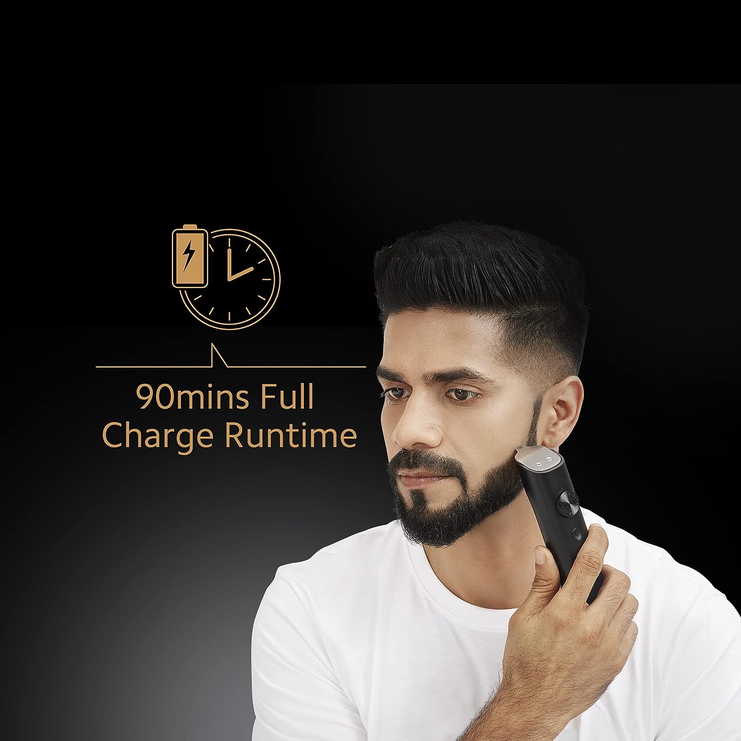 Mi Grooming Kit Pro, Face, Hair, Body - Everything-in-One Professional Styling Trimmer, Body Grooming, Nose & Ear Hair Trimming, Hair Clippers, Beard Combs, Quick Charge and 90 Mins Run Time, Black