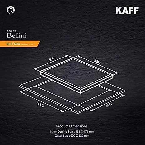 Kaff Built in Hob BLH 604 with Auto Ignition