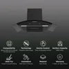 Faber Enigma BLDC HC SC FL BK 90cm 1600m3/hr Ducted Auto Clean Wall Mount Chimney with Gesture Control