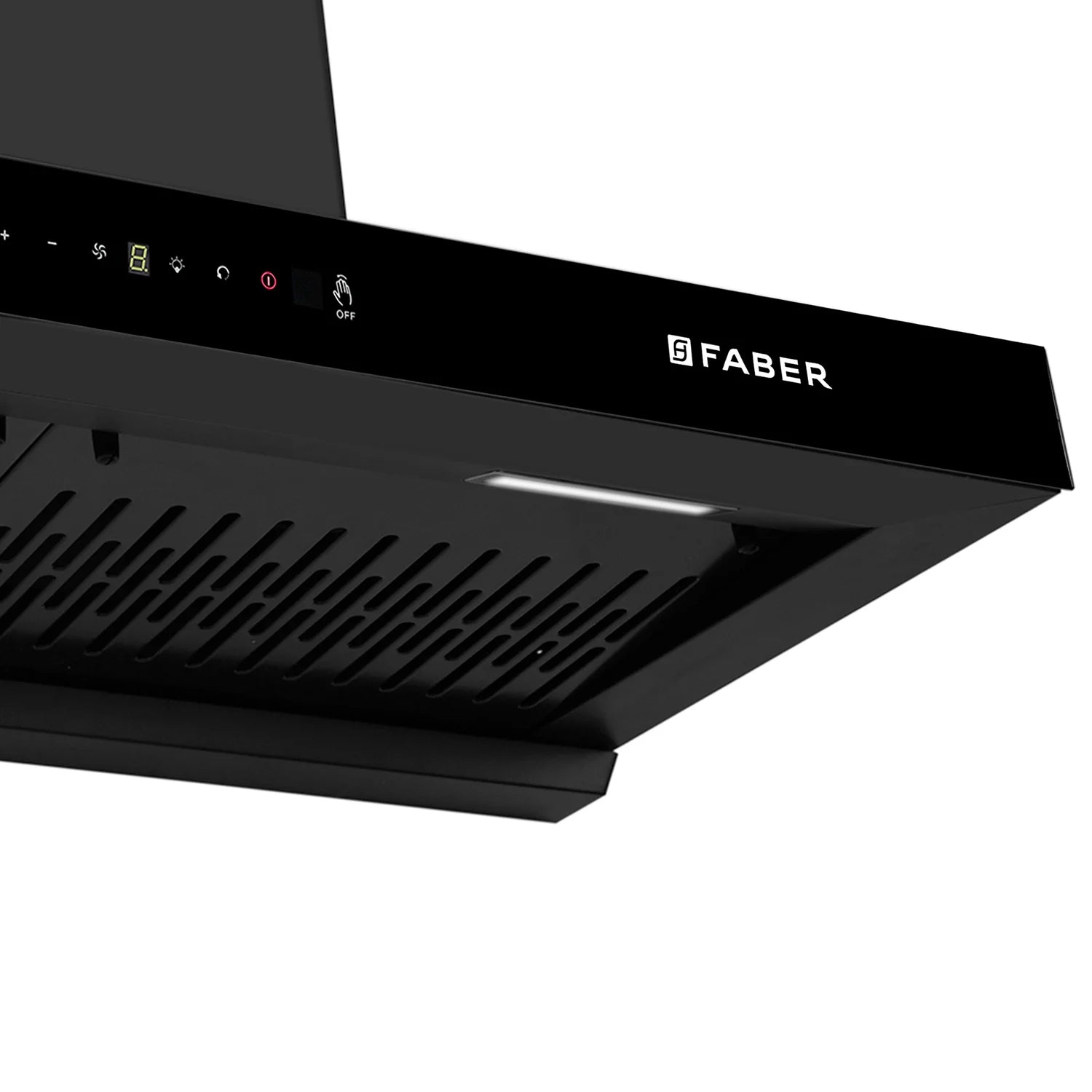 Faber 90cm Autoclean Hood Silencio BLDC HC SC FL BK IN - Efficient Kitchen Ventilation