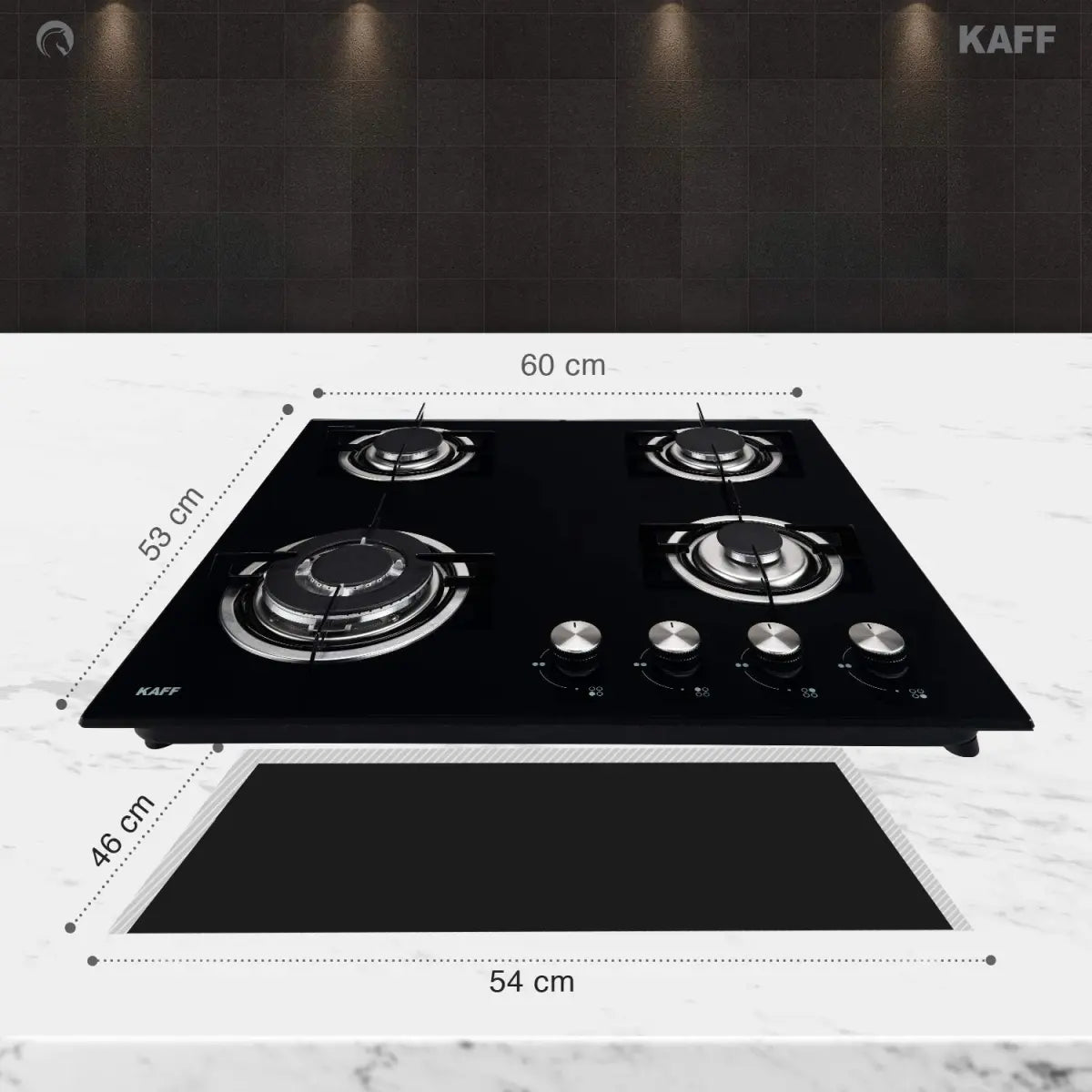 Kaff NE 4B 60 GF 4 Burner Built In Hob